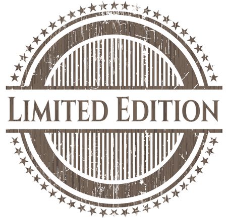 Limited Edition realistic wood emblem