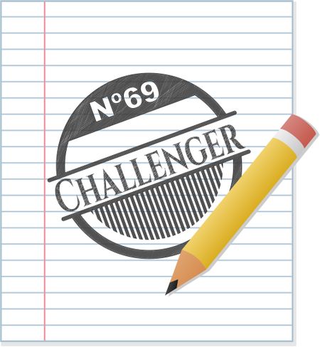 Challenger pencil effect