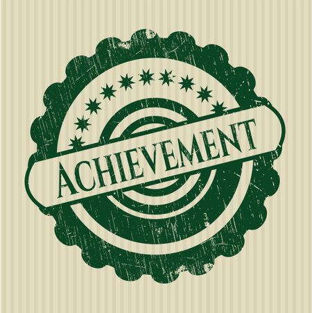 Achievement rubber seal