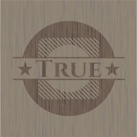 True wood emblem. Retro