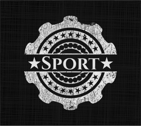 Sport chalkboard emblem