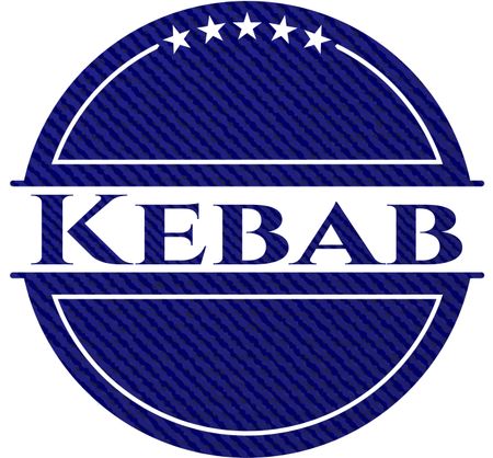 Kebab with jean texture