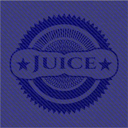 Juice emblem with jean high quality background