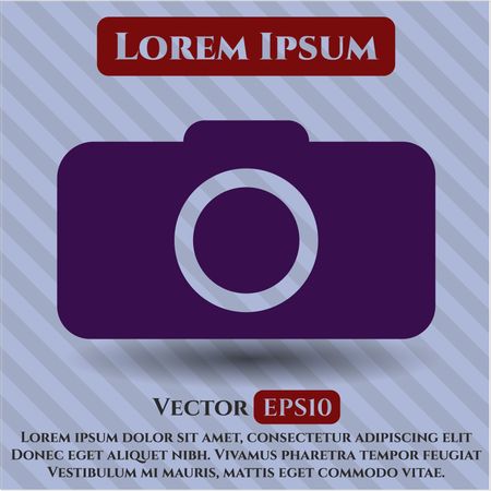 photo camera icon vector symbol flat eps jpg app web