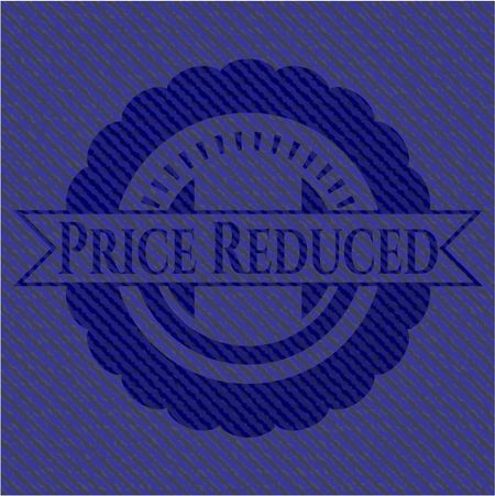 Price Reduced emblem with jean high quality background
