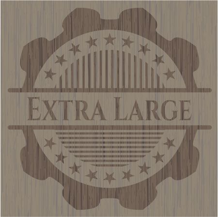 Extra Large wood emblem. Retro