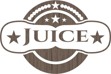 Juice wood icon or emblem
