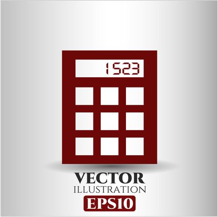 Calculator vector icon