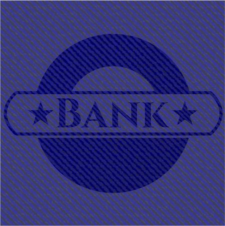 Bank denim background