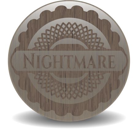 Nightmare wood emblem. Retro