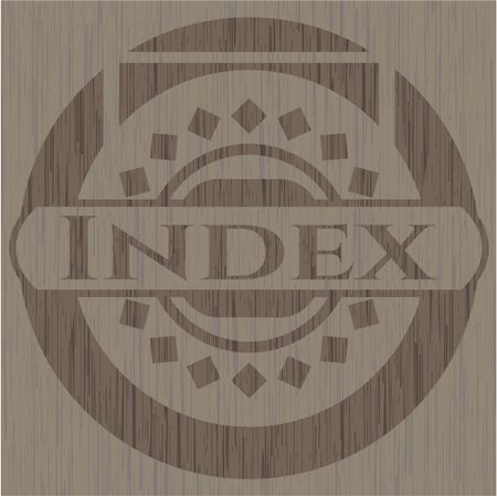 Index wood emblem. Retro