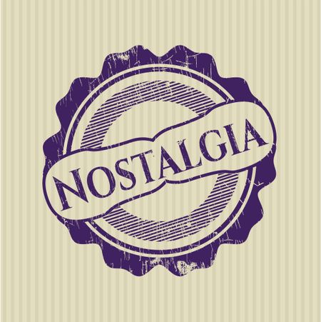 Nostalgia grunge style stamp