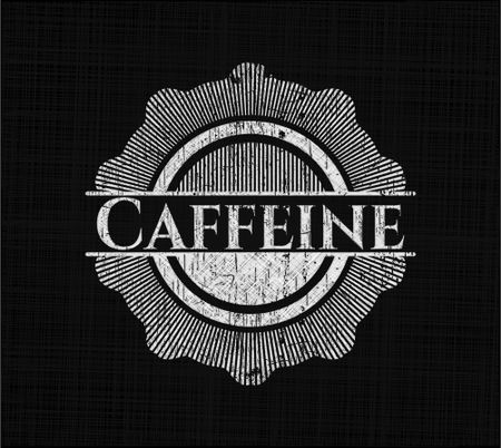 Caffeine on blackboard