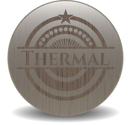 Thermal wood emblem