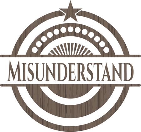 Misunderstand wood emblem
