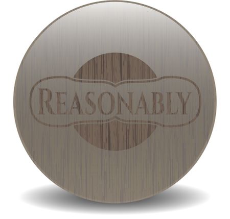Reasonably wooden emblem. Retro