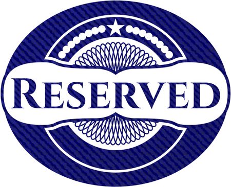 Reserved jean background