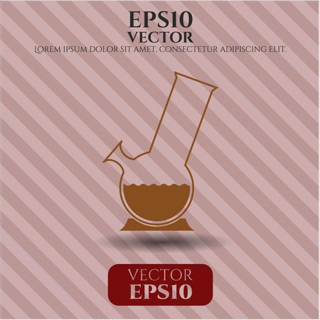 bong of marijuana icon vector symbol flat eps jpg app