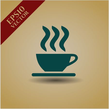 Coffee Cup icon vector symbol flat eps jpg app web concept