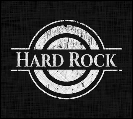 Hard Rock chalkboard emblem