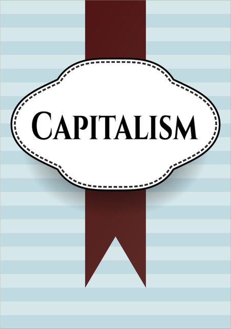 Capitalism card or banner