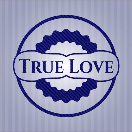 True Love emblem with jean high quality background
