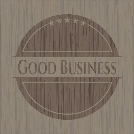 Good Business wood signboards
