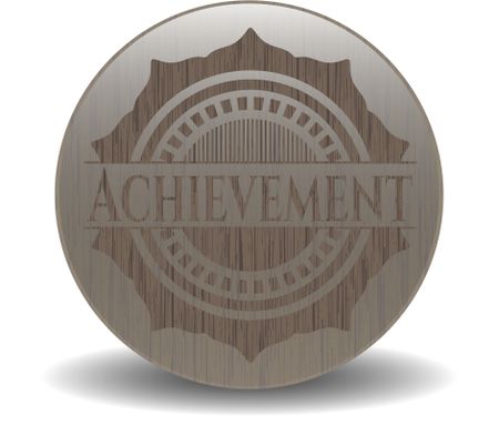 Achievement wood signboards