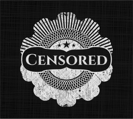 Censored on blackboard