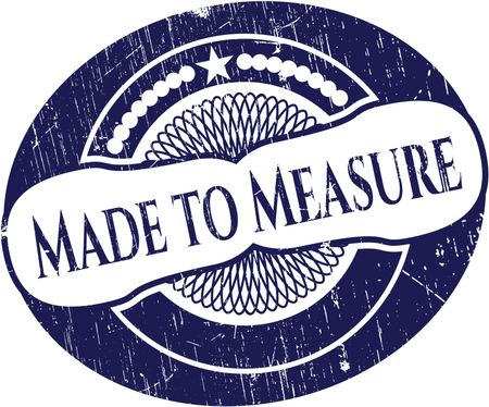 Made to Measure rubber grunge texture stamp