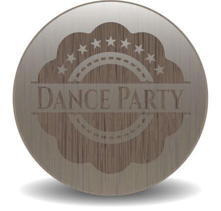 Dance Party realistic wooden emblem