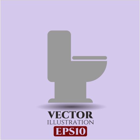 WC Toilet icon vector symbol flat eps jpg app web concept