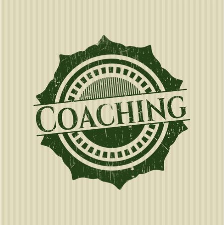 Coaching rubber grunge texture stamp