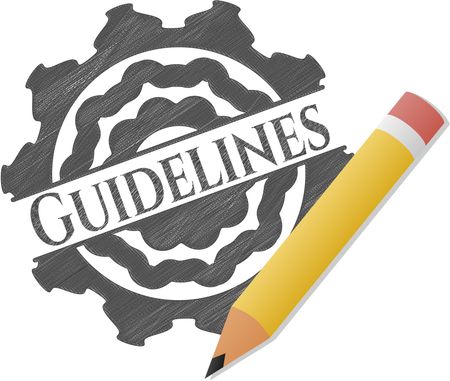Guidelines pencil draw