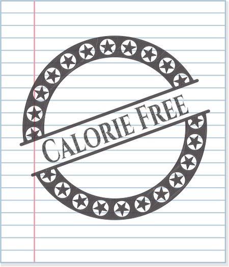 Calorie Free pencil emblem