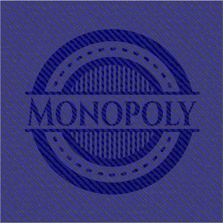 Monopoly denim background