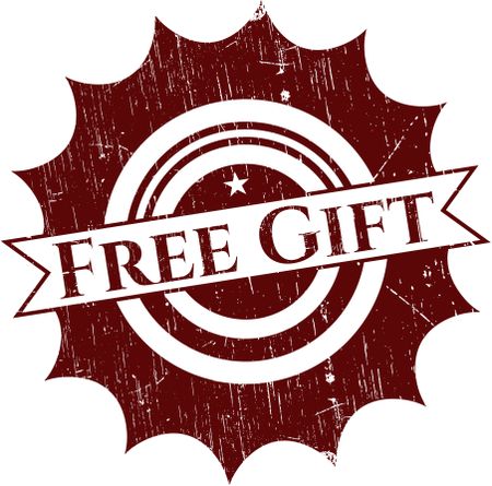 Free Gift rubber grunge texture seal