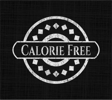 Calorie Free written on a chalkboard