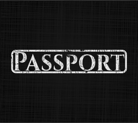 Passport chalk emblem