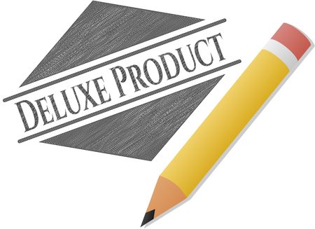 Deluxe Product drawn in pencil