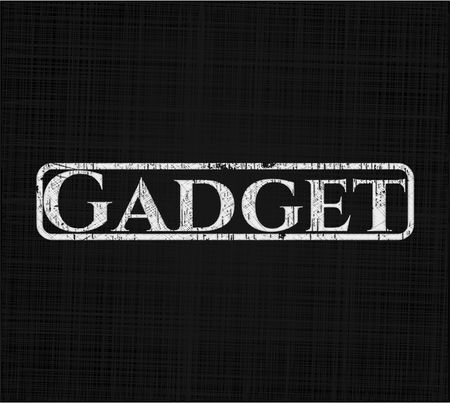 Gadget with chalkboard texture