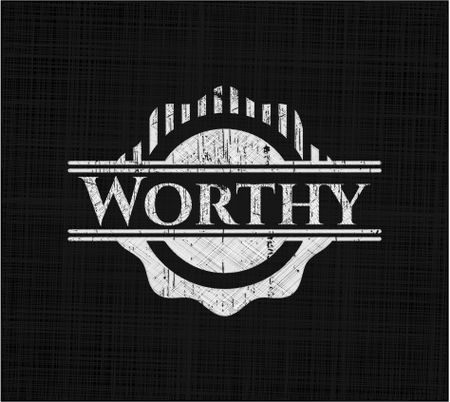 Worthy with chalkboard texture