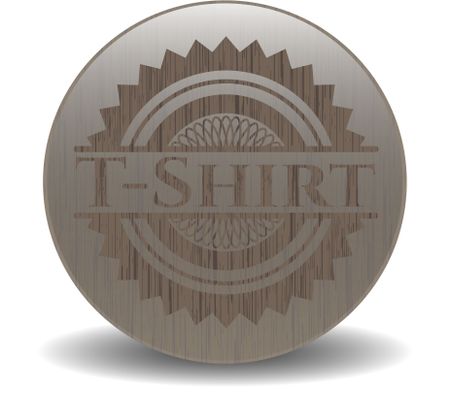 T-Shirt retro wood emblem