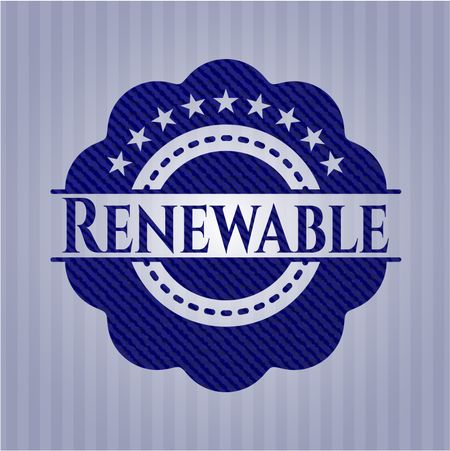 Renewable with jean texture