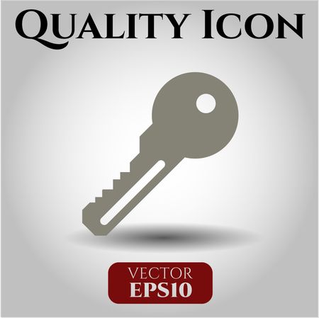 Key icon vector symbol flat eps jpg app web concept website