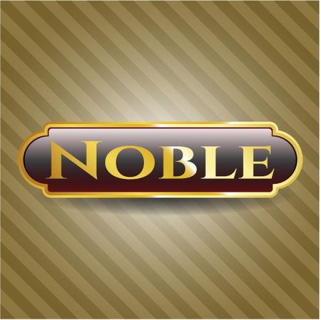 Noble gold badge