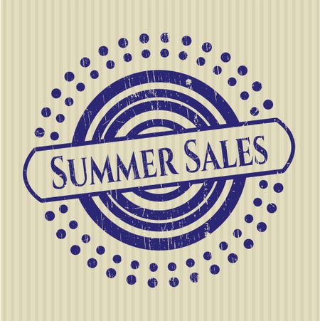 Summer Sales with rubber seal texture