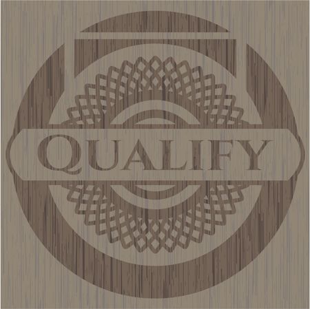 Qualify wooden emblem