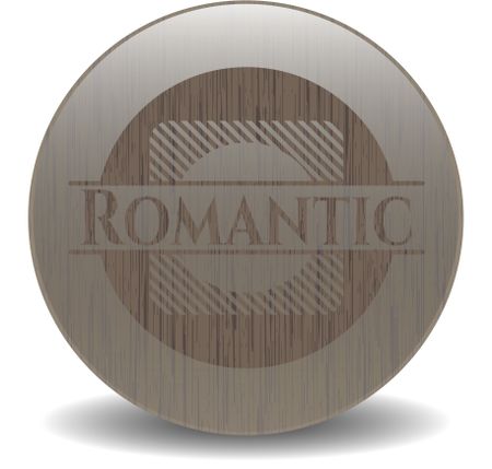 Romantic wood emblem. Vintage.