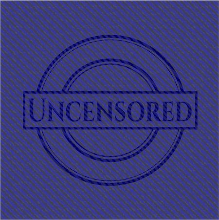 Uncensored jean background